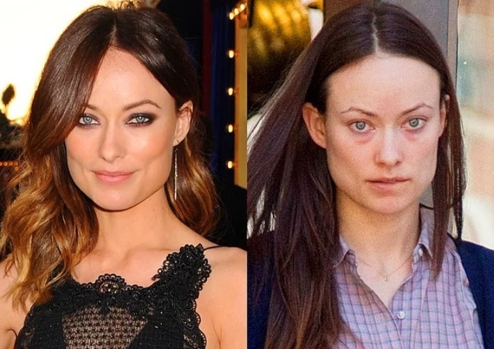 Astonishing Celebrity Photos With and Without Makeup